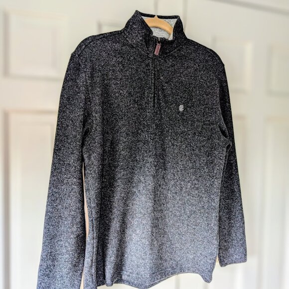 Men's Half-Zip Gray Sweatshirt | IZOD - Picture 1 of 10
